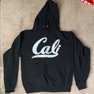 black and white “Cali” hoodie